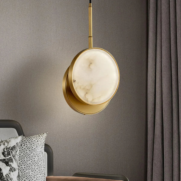 Moonshade Alabaster Pendant Light