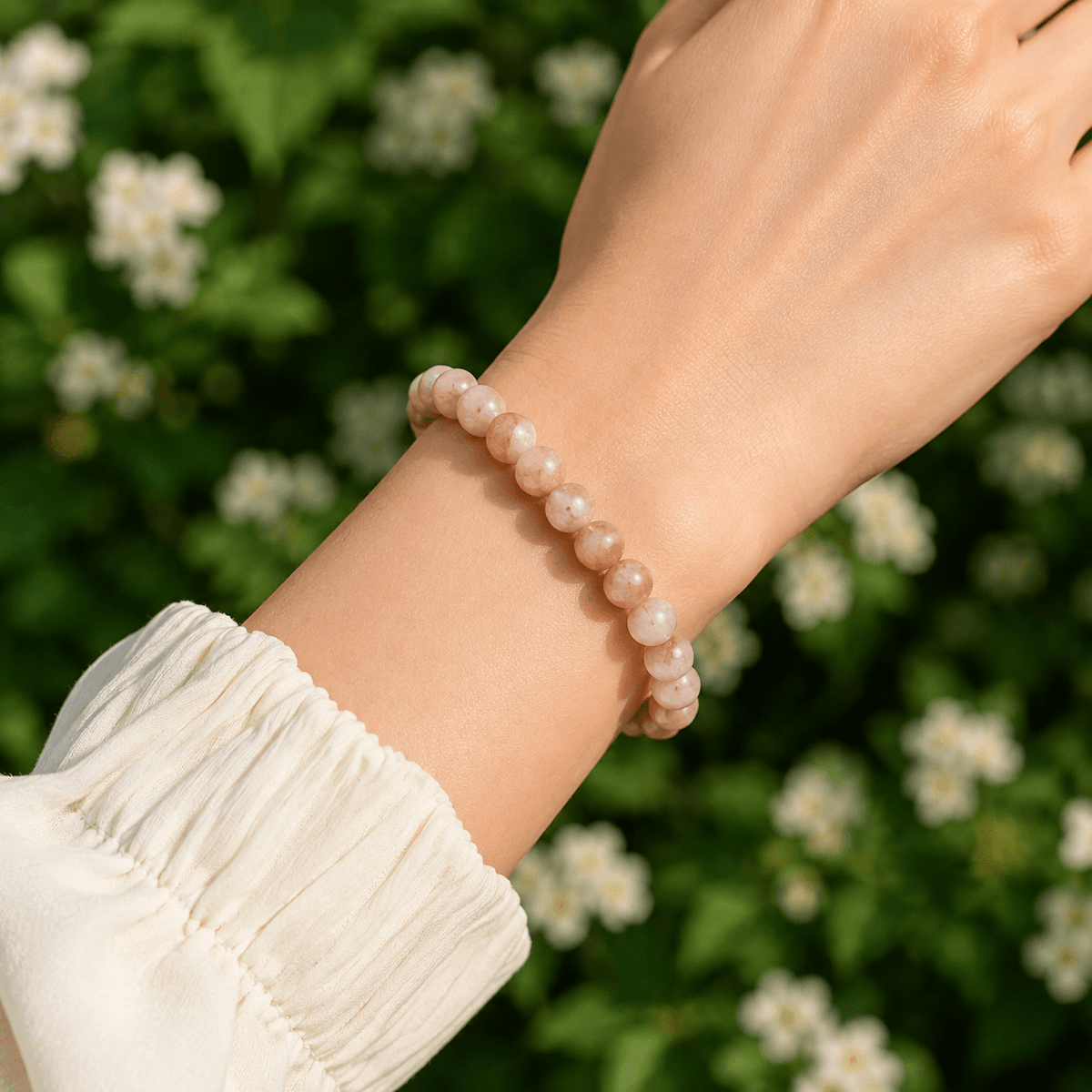 Moonstone Bracelet | Moonstone Gemstone Bracelet (Creativity and Generosity)