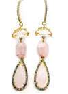 Morganite Drop Earrings