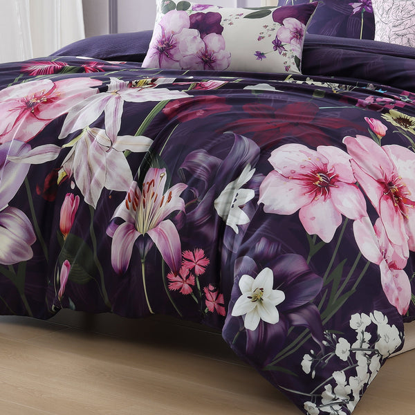 Bebejan Morning Glory 5 Piece Reversible Comforter Set