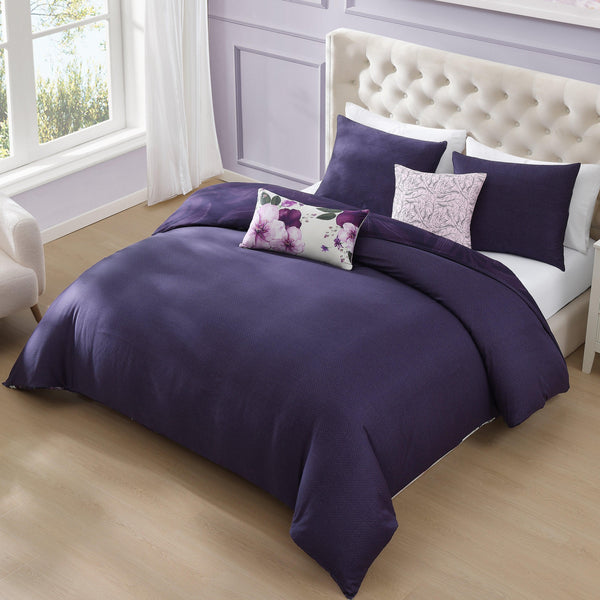 Bebejan Morning Glory 5 Piece Reversible Comforter Set