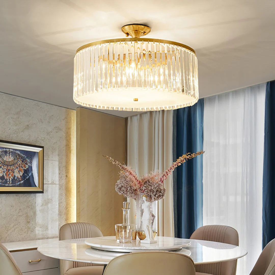 Morup Modern Crystal Ceiling Light