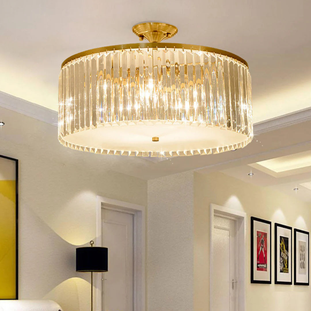 Morup Modern Crystal Ceiling Light