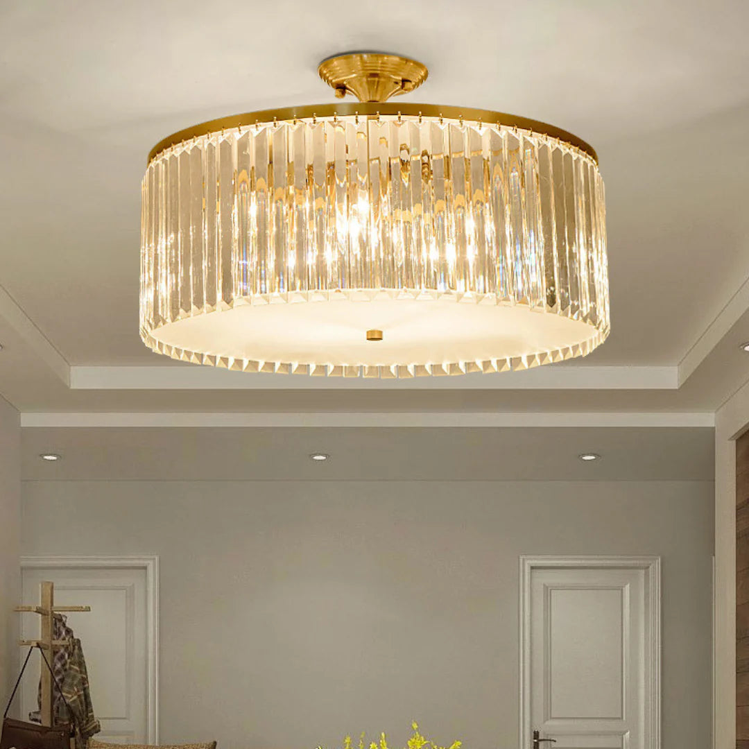 Morup Modern Crystal Ceiling Light