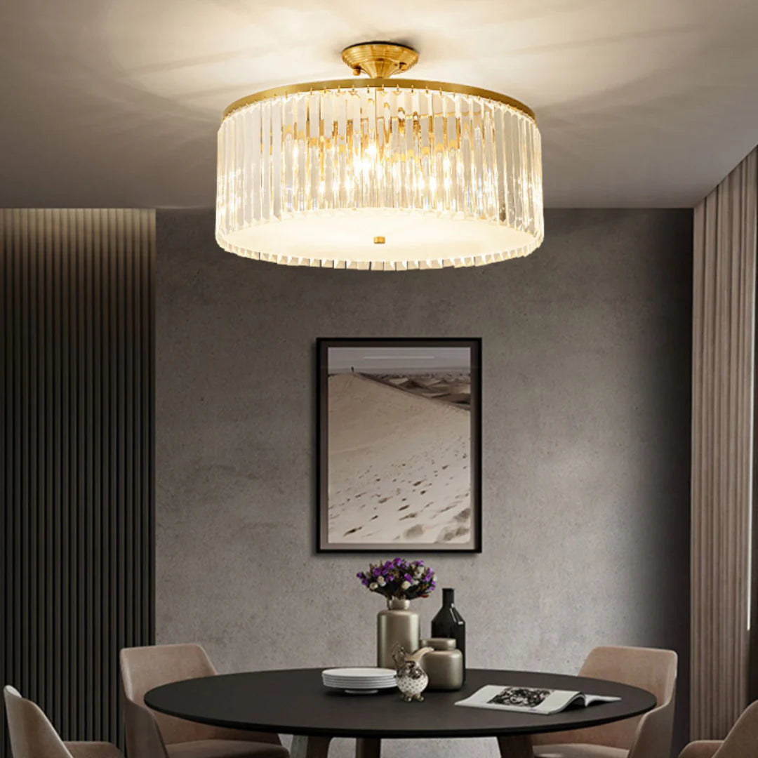 Morup Modern Crystal Ceiling Light