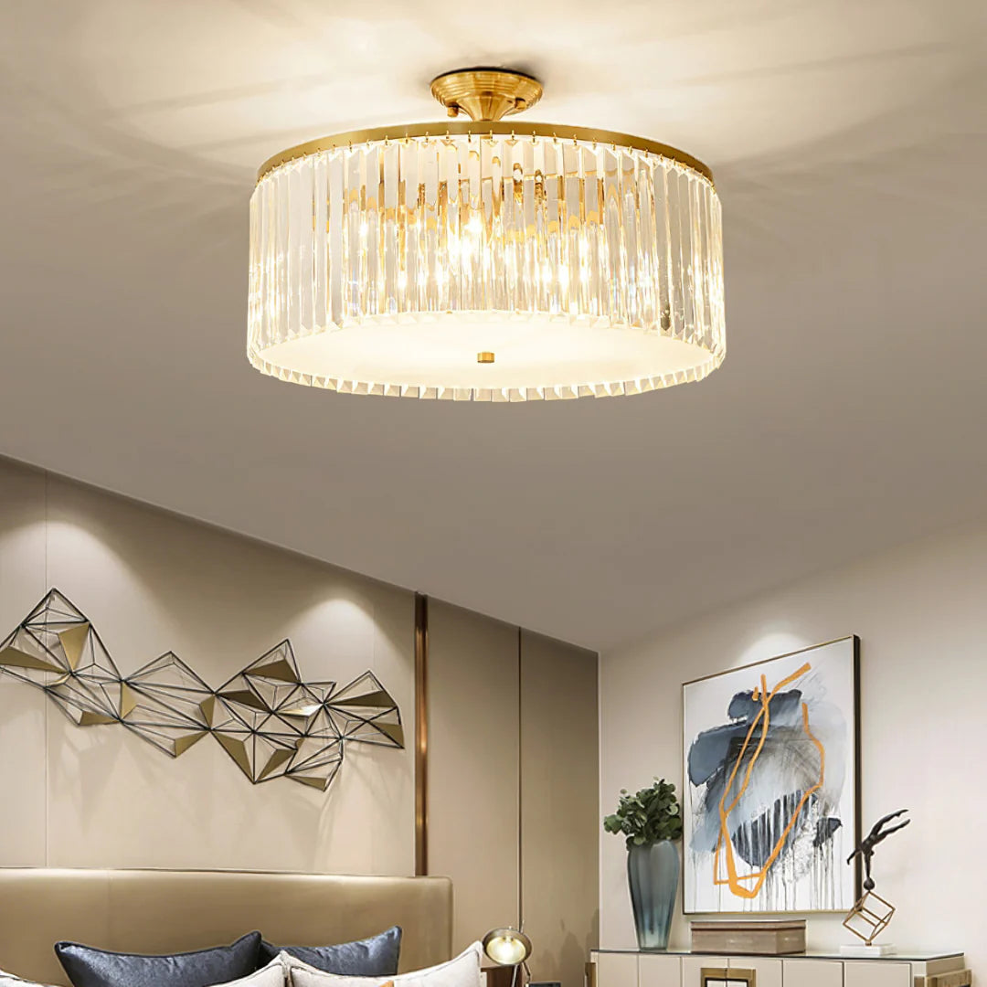Morup Modern Crystal Ceiling Light