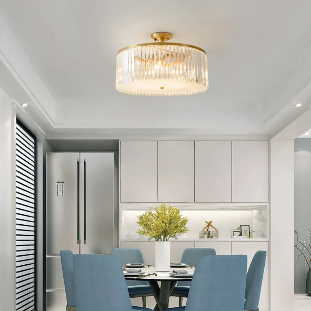 Morup Modern Crystal Ceiling Light