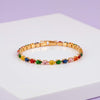 Multicolor Crystal Tennis Bracelet – Chic Everyday Jewelry Gift
