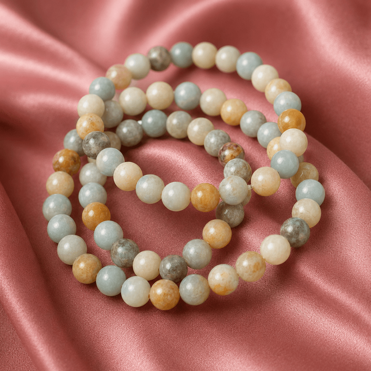 Multi Amazonite Bracelet | Amazonite Crystal Bracelet (Success and Good Luck)
