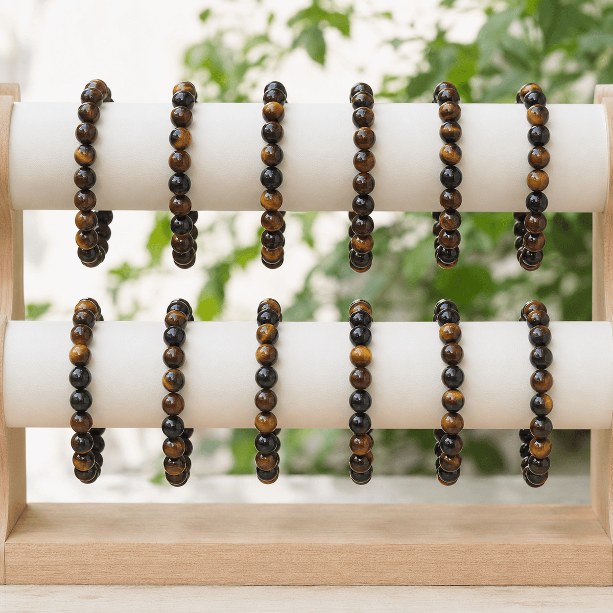 Multi Tiger Eye Bracelet | Tiger Eye Beads Bracelet (Self-Confidence, Spiritual Stability,)