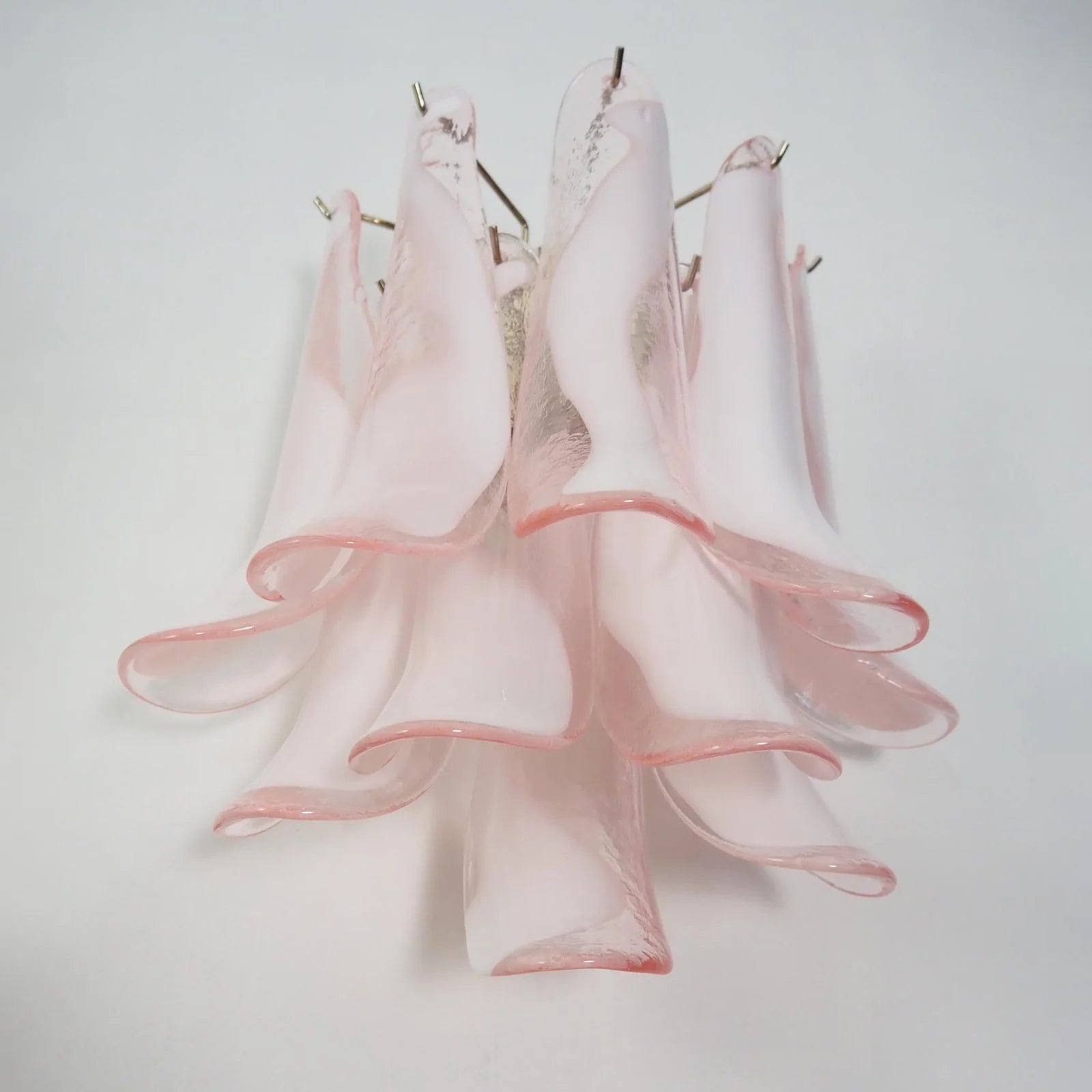 Vintage Murano Pink Wall Lights