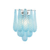 Murano Petals Blue Wall Light