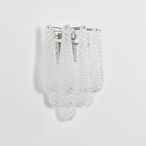 Murano Petals White Wall Light