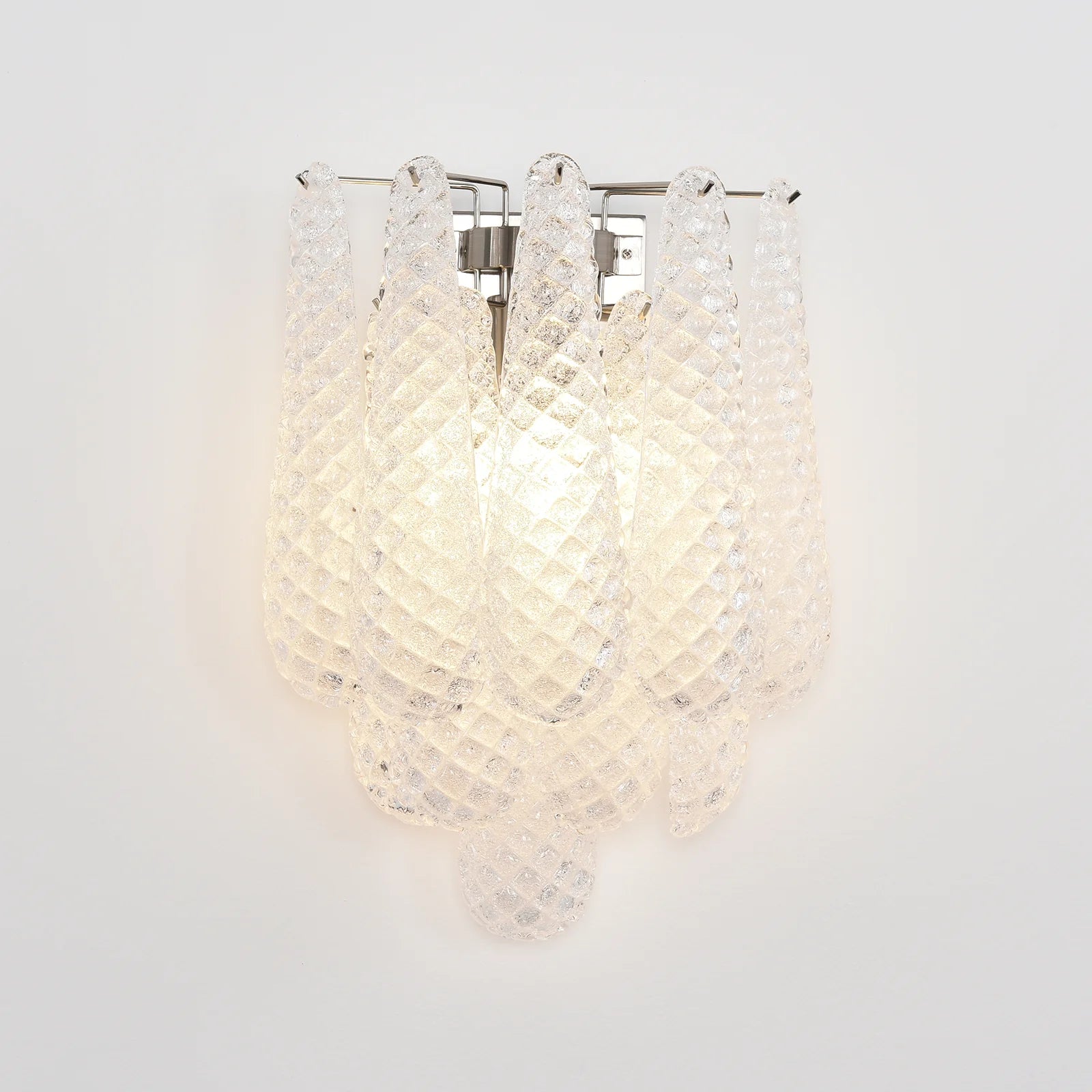Murano Petals White Wall Light