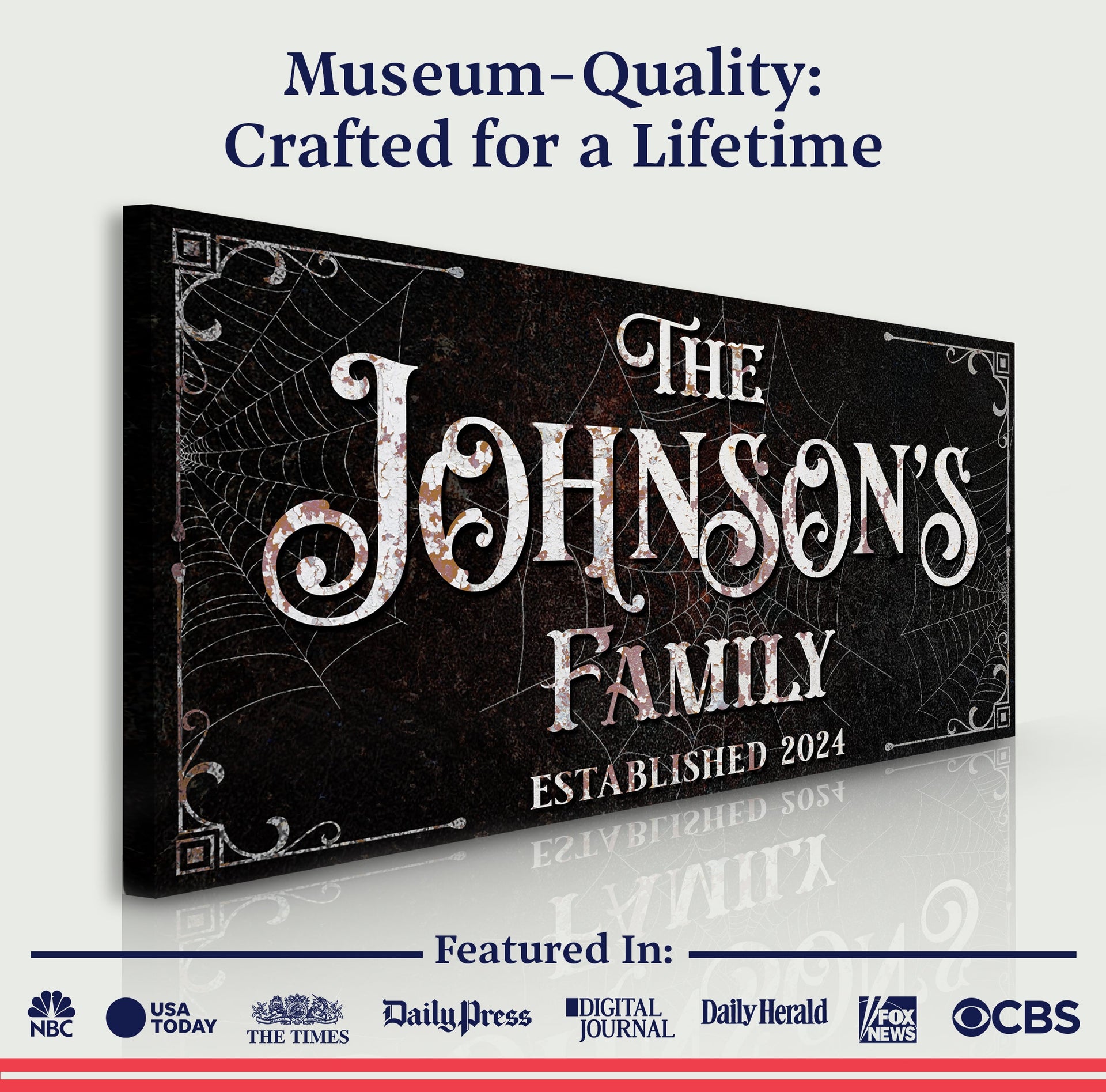 Personalized Gothic Sign