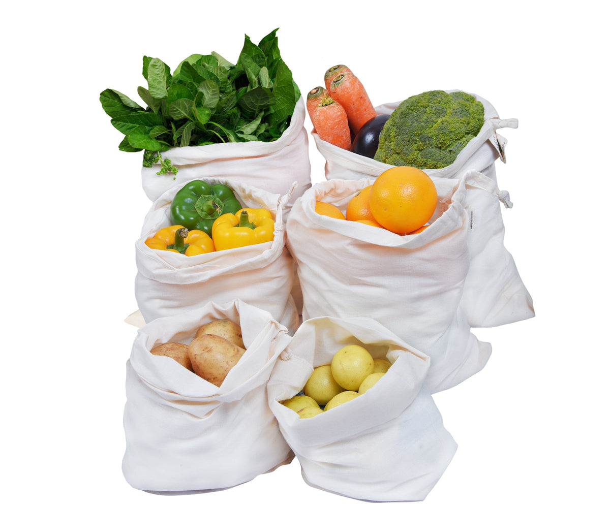 Muslin Bags - Cloth Produce Bags Drawstring