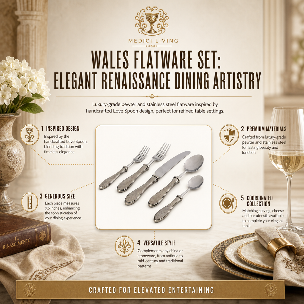 Wales 5pcs. Flatware Set