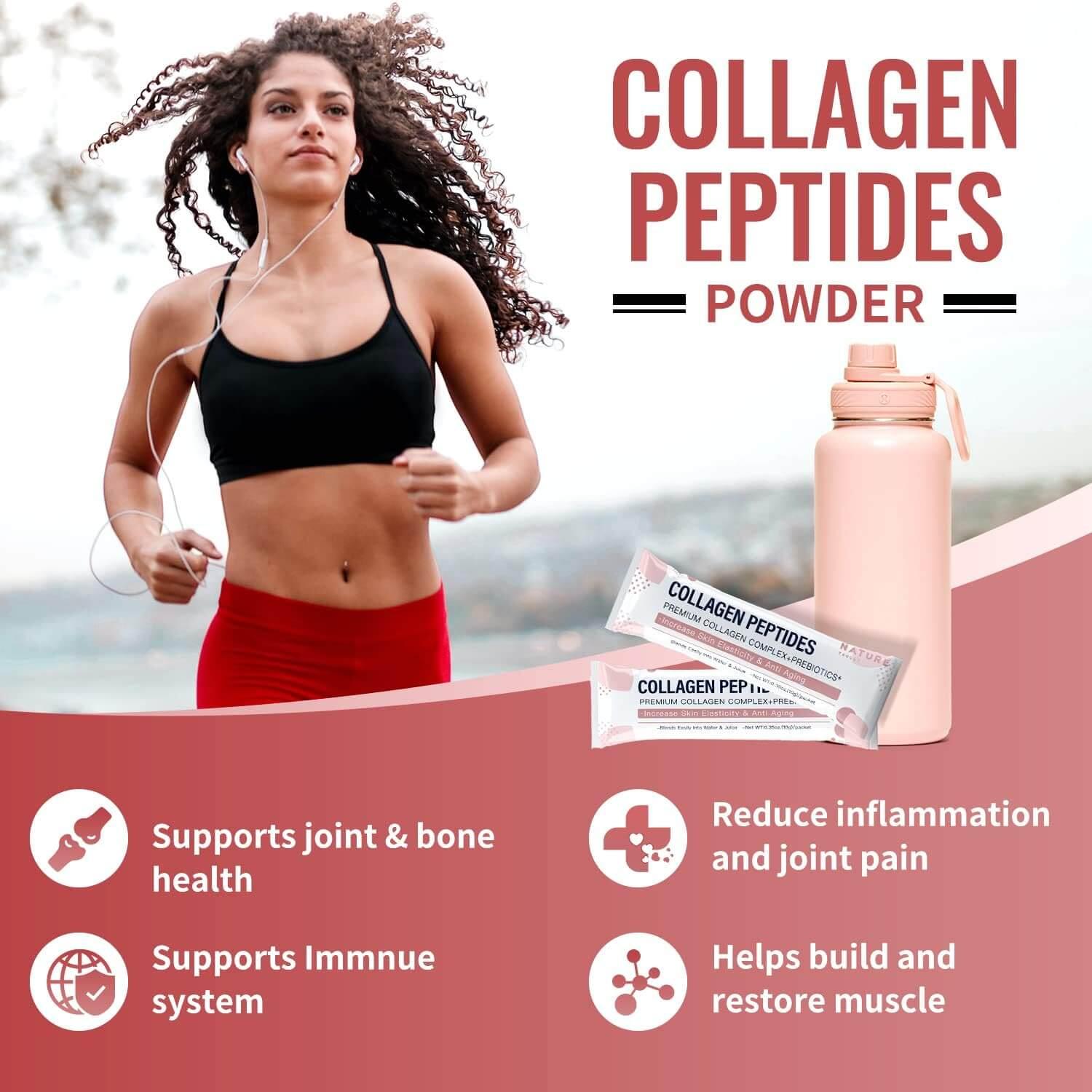 Collagen Hair, Skin & Nails Peptides, 30 Packets