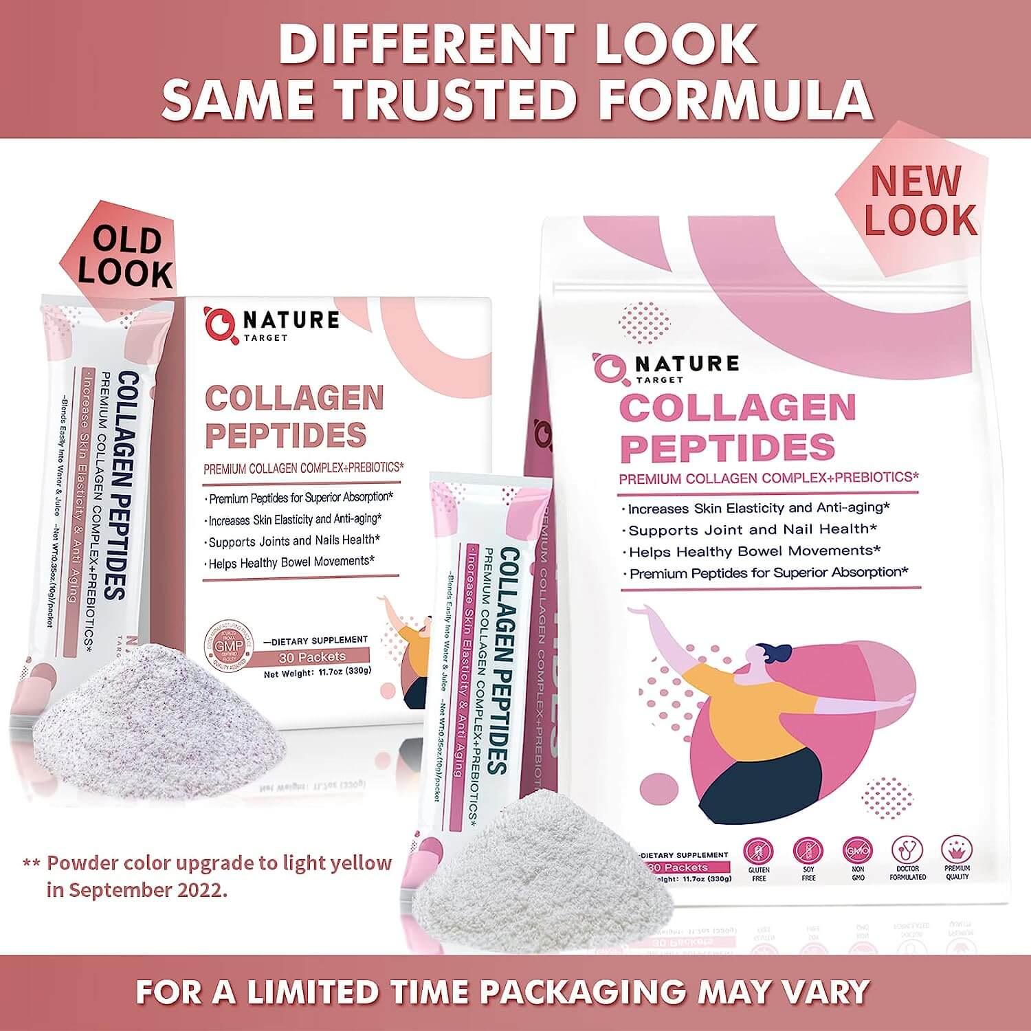 Collagen Hair, Skin & Nails Peptides, 30 Packets