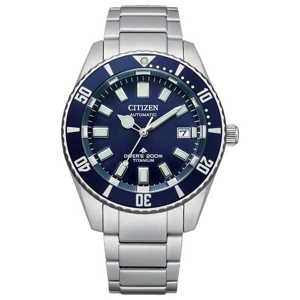 CITIZEN Automatic Promaster Dive Super Titanium Blue | NB6021-68L Bezel House