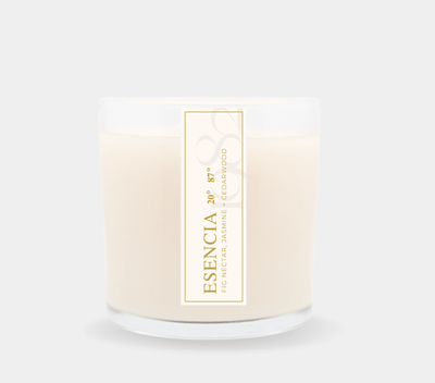 Esencia 20° 87° (14 oz Double Wick) - Notes: Fig Nectar, Cedarwood, Citron, Zest, Benzoin & Musk