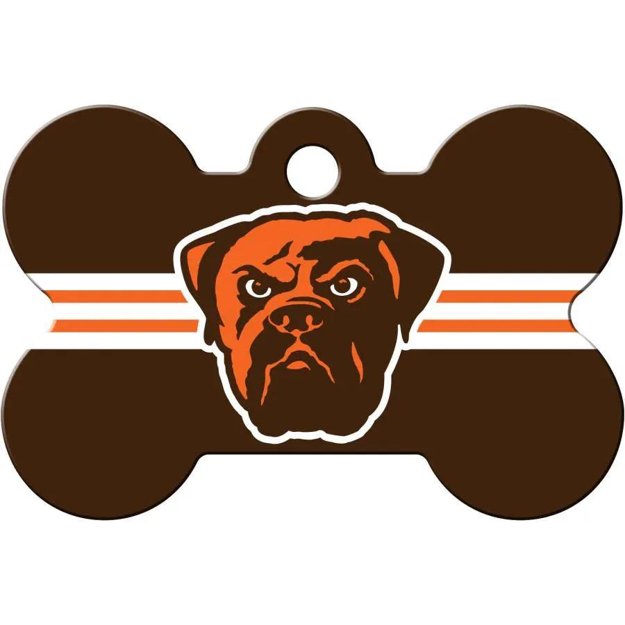 Cleveland Browns NFL Pet ID Tag - Large Bone - Gifts for You 'n Me