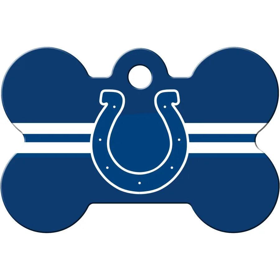 Indianapolis Colts NFL Pet ID Tag - Large Bone - Gifts for You 'n Me