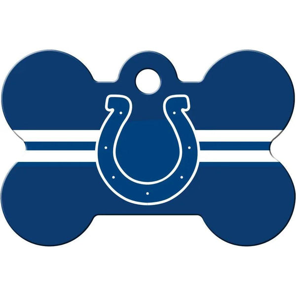 Indianapolis Colts NFL Pet ID Tag - Large Bone - Gifts for You 'n Me