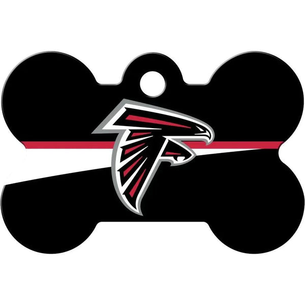 Atlanta Falcons NFL Pet ID Tag - Large Bone - Gifts for You 'n Me