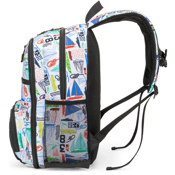 Kids Backpack for School | Sailboats | 16