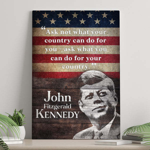 John F. Kennedy Inaugural Address Sign