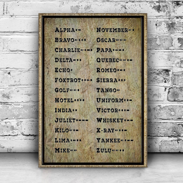 Morse Code Sign