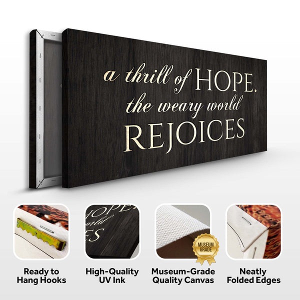 A Thrill Of Hope The Weary World Rejoices Sign II