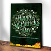 St. Patrick's Day, A Day To Embrace Your Inner Irish Spirit Sign - '18"x12"' inch Medium Premium Gallery Wrapped