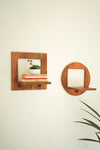 Set of 2 Folding Wall Shelves