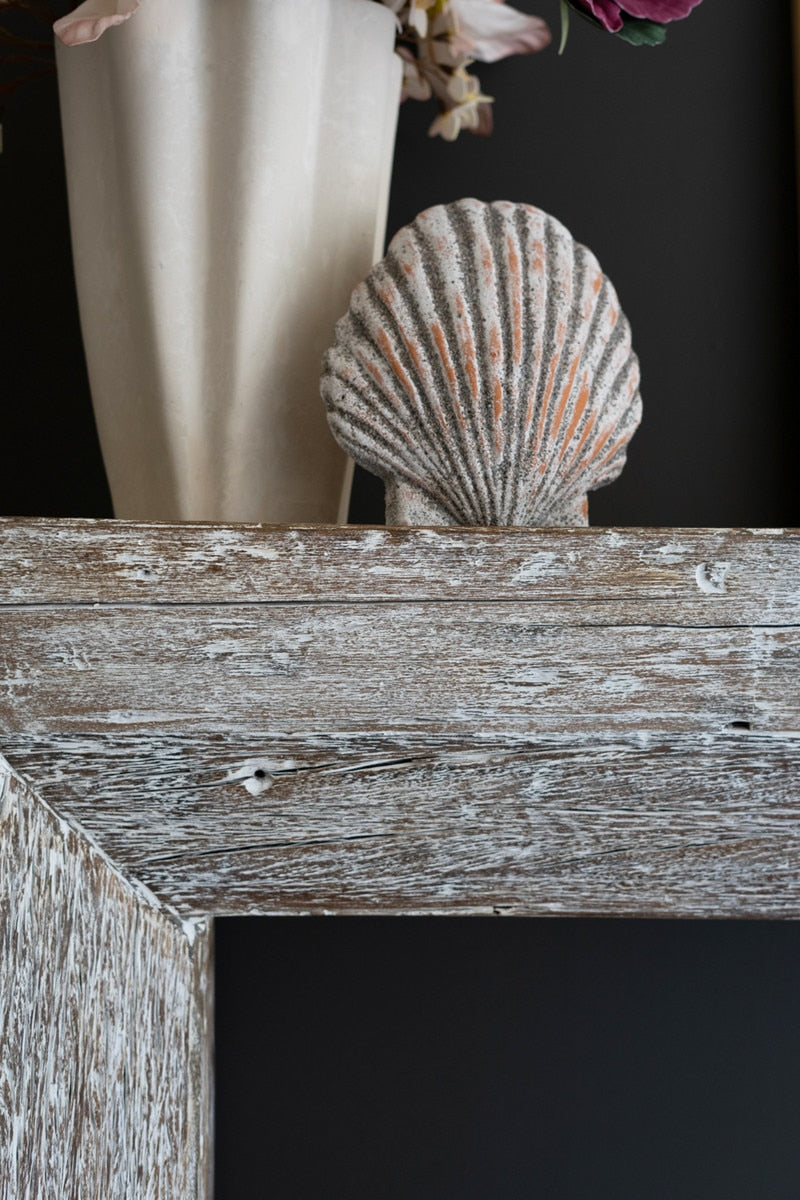 Recycled Whitewashed Wood Console Kalalou