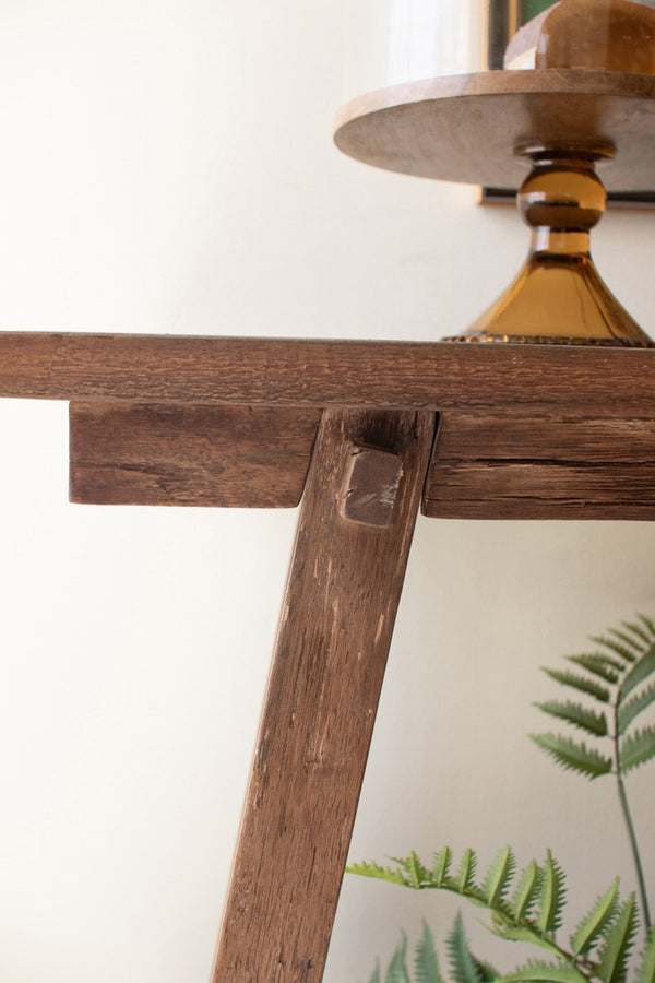 Reclaimed Teak Wood Console Table