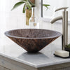 Narcist Brown Marble V-Shape Tapered Sink Polished (D)16