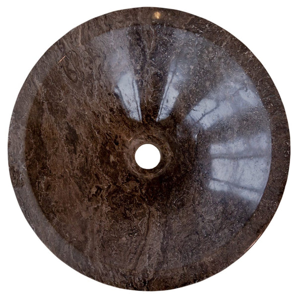 Narcist Brown Marble V-Shape Tapered Sink Polished (D)16