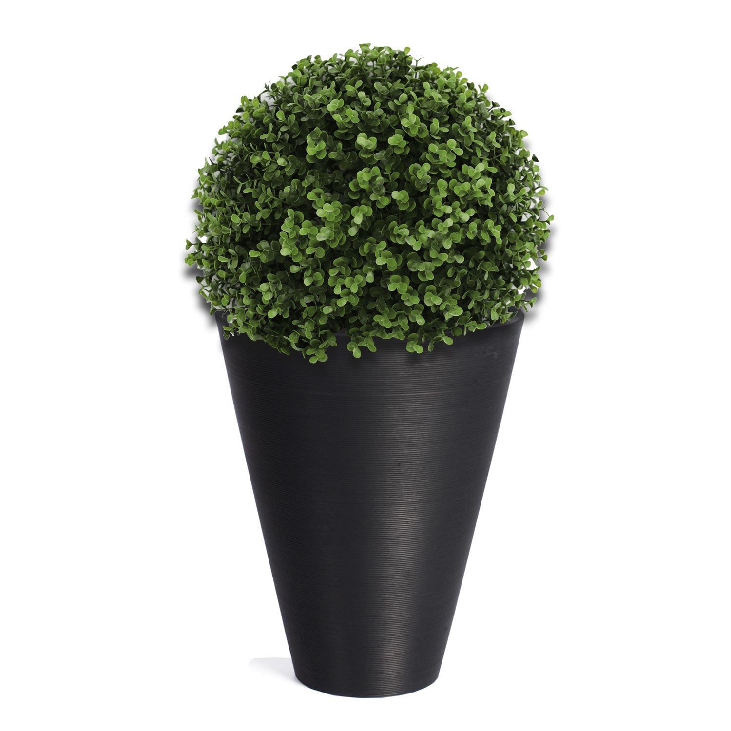 Dark Boxwood Artificial Topiary Ball Set of 2 17in – UV Resistant