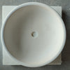 Natural Stone Classic Limestone Round Edge Vessel Sink (D)16