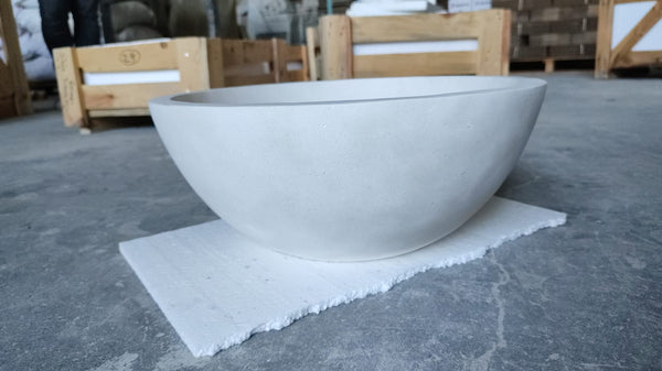 Natural Stone Classic Limestone Vessel Sink (D)15