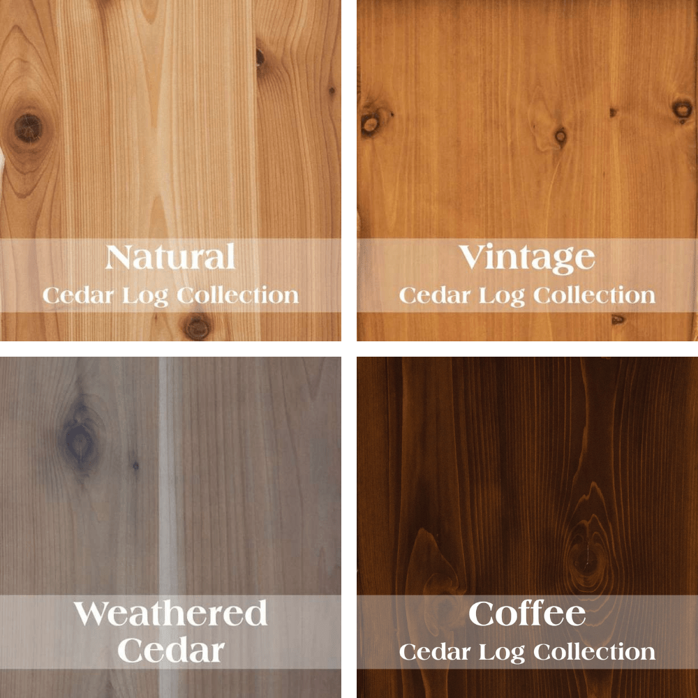 Cedar Log Hanging Locker