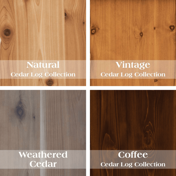 Cedar Log Hanging Locker