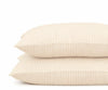 Linen Pillowcases Set of 2 – Natural Stripe