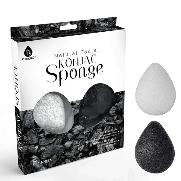 Natural Facial Konjac Sponge Duo Set - Gifts for You 'n Me