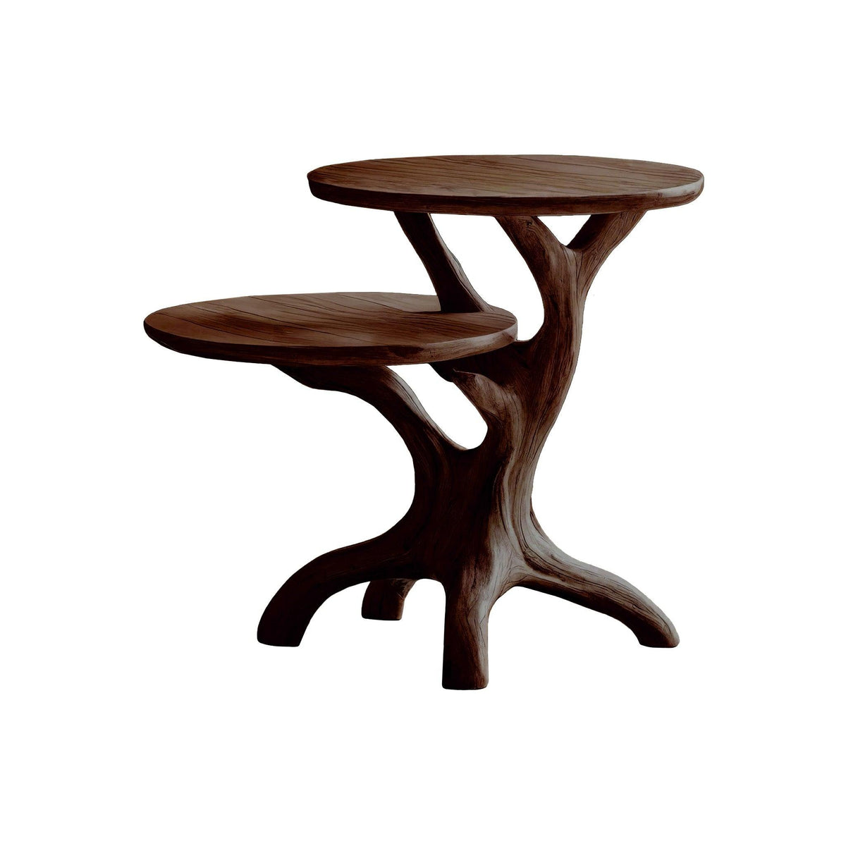 Natural Root Solid Wood Side Table