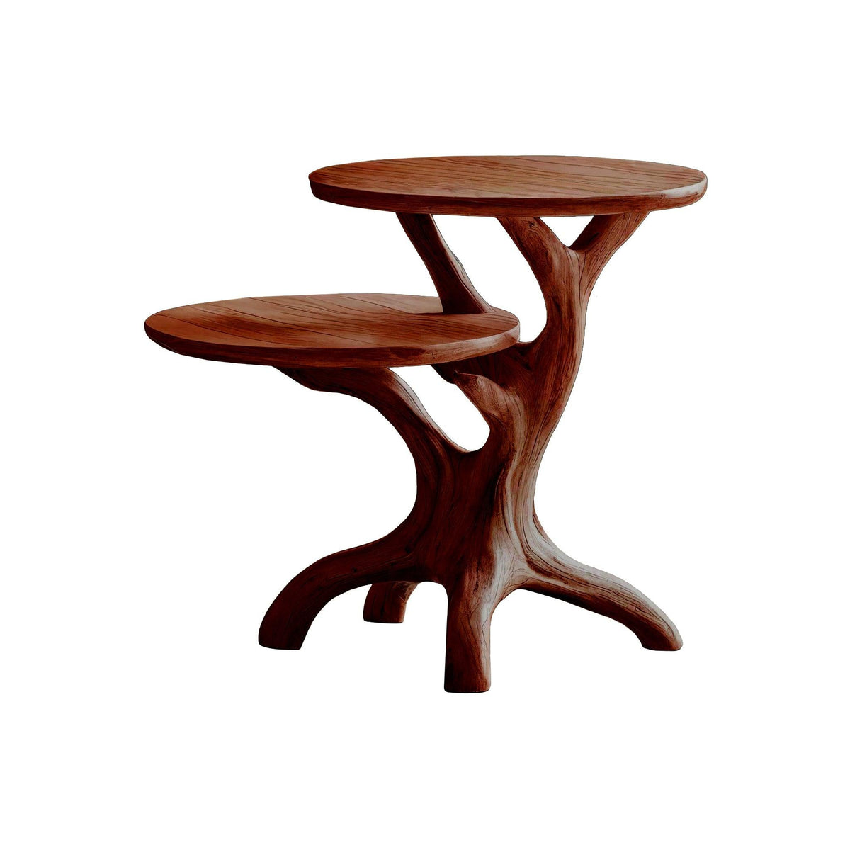 Natural Root Solid Wood Side Table