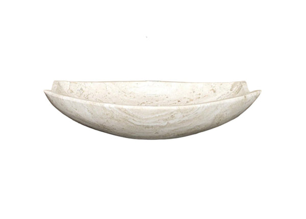 Natural Polished Stone Vessel Travertine Sink  (W)20