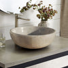 Natural Stone Afyon Sugar Marble Vessel Sink (D)16